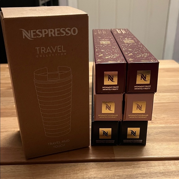Nespresso Other - ✨6x Nespresso Original - ✨RARE✨Pierre Hermes Limited Edition☕️✨ + Travel Mug